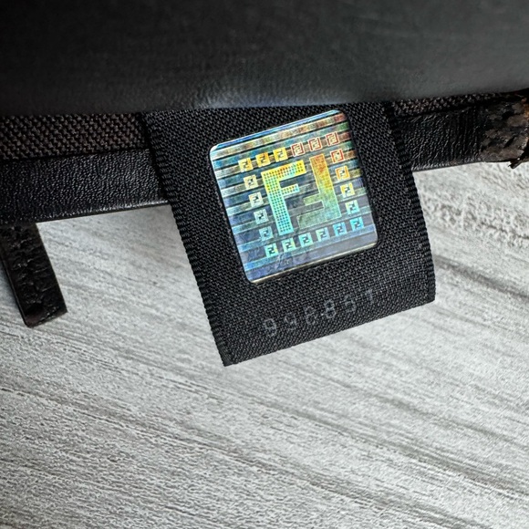 Fendi trifold brown canvas long wallet - Picture 6 of 13